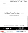 RubberPartsCatalog.com - LORD Corporation Flex-Bolt Sandwich Mounts - J-3424-8 Rubber-Parts-Catalog-Delta-Flex-LORD-Flex-Bolt-Medium-Sandwich-Mounts-Femal-Female-J-3424-8