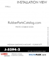 RubberPartsCatalog.com - LORD Corporation Flex-Bolt Sandwich Mounts - J-5294-2 Rubber-Parts-Catalog-Delta-Flex-LORD-Flex-Bolt-Medium-Sandwich-Mounts-J-5294-2