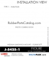 RubberPartsCatalog.com - LORD Corporation Flex-Bolt Sandwich Mounts - J-5425-1 Rubber-Parts-Catalog-Delta-Flex-LORD-Flex-Bolt-Medium-Sandwich-Mounts-Male-Male-J-5425-1