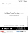 RubberPartsCatalog.com - LORD Corporation Flex-Bolt Sandwich Mounts - J-5425-15 Rubber-Parts-Catalog-Delta-Flex-LORD-Flex-Bolt-Medium-Sandwich-Mounts-Male-Male-J-5425-15