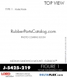 RubberPartsCatalog.com - LORD Corporation Flex-Bolt Sandwich Mounts - J-5425-219 Rubber-Parts-Catalog-Delta-Flex-LORD-Flex-Bolt-Medium-Sandwich-Mounts-Male-Male-J-5425-219