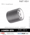 RubberPartsCatalog.com - LORD Corporation Flex-Bolt Sandwich Mounts - J-5425-275 Rubber-Parts-Catalog-Delta-Flex-LORD-Flex-Bolt-Medium-Sandwich-Mounts-Femal-Female-J-5425-275