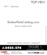 RubberPartsCatalog.com - LORD Corporation Flex-Bolt Sandwich Mounts - J-5425-276 Rubber-Parts-Catalog-Delta-Flex-LORD-Flex-Bolt-Medium-Sandwich-Mounts-Male-Male-J-5425-276