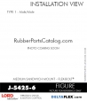 RubberPartsCatalog.com - LORD Corporation Flex-Bolt Sandwich Mounts - J-5425-6 Rubber-Parts-Catalog-Delta-Flex-LORD-Flex-Bolt-Medium-Sandwich-Mounts-Male-Male-J-5425-6