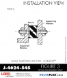RubberPartsCatalog.com - LORD Corporation Flex-Bolt Sandwich Mounts - J-4624-545 Rubber-Parts-Catalog-Delta-Flex-LORD-Flex-Bolt-Small-Sandwich-Mounts-J-4624-545