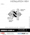 RubberPartsCatalog.com - LORD Corporation Flex-Bolt Sandwich Mounts - SMB003-0200-6 Rubber-Parts-Catalog-Delta-Flex-LORD-Flex-Bolt-Small-Sandwich-Mounts-SMB003-0200-6