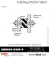 RubberPartsCatalog.com - LORD Corporation Flex-Bolt Sandwich Mounts - SMB003-0100-9 Rubber-Parts-Catalog-Delta-Flex-LORD-Flex-Bolt-Small-Sandwich-Mounts-SMB003-0200-9