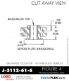RubberPartsCatalog.com - LORD Corporation Grommet Isolator with Treaded Ferrule J-3112-61-6 Rubber-Parts-Catalog-Delta-Flex-LORD-Corporation-Grommet-Isolators-with-Threaded-Ferrule-J-3112-61-6