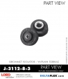 RubberPartsCatalog.com - LORD Corporation Grommet Isolator with Treaded Ferrule J-3112-8-3 Rubber-Parts-Catalog-Delta-Flex-LORD-Corporation-Grommet-Isolators-with-Threaded-Ferrule-J-3112-8-3