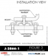 RubberPartsCatalog.com - LORD Corporation Machinery Mount J-2866-1 RUBBER-PARTS-CATALOG-DELTA-FLEX-LORD-CORPORATION-VIBRATION-ISOLATER-Machinery-Mounts-LATTICE-MOUNT-RUBBER-PARTS-CATALOG-DELTA-FLEX-LORD-CORPORATION-VIBRATION-ISOLATER-Machinery-Mounts-Industrial-Shock-Equipment-MOUNT-J-2866-1