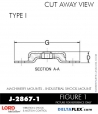 RUBBER-PARTS-CATALOG-DELTA-FLEX-LORD-CORPORATION-VIBRATION-ISOLATER-Machinery-Mounts-LATTICE-MOUNT-RUBBER-PARTS-CATALOG-DELTA-FLEX-LORD-CORPORATION-VIBRATION-ISOLATER-Machinery-Mounts-Industrial-Shock-Equipment-MOUNT-J-2867-1