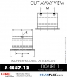 RubberPartsCatalog.com - LORD Corporation Machinery Mount J-4557-12 RUBBER-PARTS-CATALOG-DELTA-FLEX-LORD-CORPORATION-VIBRATION-ISOLATER-Machinery-Mounts-LATTICE-MOUNT-J-4557-12
