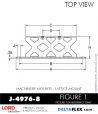 RubberPartsCatalog.com - LORD Corporation Machinery Mount J-4976-8 RUBBER-PARTS-CATALOG-DELTA-FLEX-LORD-CORPORATION-VIBRATION-ISOLATER-Machinery-Mounts-LATTICE-MOUNT-J-4976-8