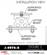 RUBBER-PARTS-CATALOG-DELTA-FLEX-LORD-CORPORATION-VIBRATION-ISOLATER-Machinery-Mounts-LATTICE-MOUNT-J-4976-8