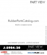 RubberPartsCatalog.com - LORD Corporation Machinery Mount J-5984-20 RUBBER-PARTS-CATALOG-DELTA-FLEX-LORD-CORPORATION-VIBRATION-ISOLATER-Machinery-Mounts-LATTICE-MOUNT-J-5984-20
