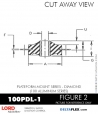 RubberPartsCatalog.com - LORD Corporation Plateform Mount 100PDL-1 RUBBER-PARTS-CATALOG-DELTAFLEX-Vibration-Isolator-LORD-Corporation-PLATEFORM-MOUNT-SERIES-DIAMOND-100PDL-1