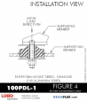 RubberPartsCatalog.com - LORD Corporation Plateform Mount 100PDL-1 RUBBER-PARTS-CATALOG-DELTAFLEX-Vibration-Isolator-LORD-Corporation-PLATEFORM-MOUNT-SERIES-DIAMOND-100PDL-1