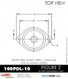 RubberPartsCatalog.com - LORD Corporation Plateform Mount 100PDL-10 RUBBER-PARTS-CATALOG-DELTAFLEX-Vibration-Isolator-LORD-Corporation-PLATEFORM-MOUNT-SERIES-DIAMOND-100PDL-10