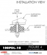 RubberPartsCatalog.com - LORD Corporation Plateform Mount 100PDL-10 RUBBER-PARTS-CATALOG-DELTAFLEX-Vibration-Isolator-LORD-Corporation-PLATEFORM-MOUNT-SERIES-DIAMOND-100PDL-10