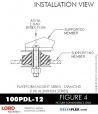 RUBBER-PARTS-CATALOG-DELTAFLEX-Vibration-Isolator-LORD-Corporation-PLATEFORM-MOUNT-SERIES-DIAMOND-100PDL-12