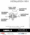 RubberPartsCatalog.com - LORD Corporation Plateform Mount 100PL-3 RUBBER-PARTS-CATALOG-DELTAFLEX-Vibration-Isolator-LORD-Corporation-PLATEFORM-MOUNT-SERIES-Square-100PL-3
