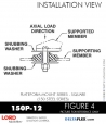 RubberPartsCatalog.com - LORD Corporation Plateform Mount 150P-12 RUBBER-PARTS-CATALOG-DELTAFLEX-Vibration-Isolator-LORD-Corporation-PLATEFORM-MOUNT-SERIES-Square-150P-12