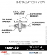 RubberPartsCatalog.com - LORD Corporation Plateform Mount 150P-30 RUBBER-PARTS-CATALOG-DELTAFLEX-Vibration-Isolator-LORD-Corporation-PLATEFORM-MOUNT-SERIES-Square-150P-30