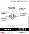 RubberPartsCatalog.com - LORD Corporation Plateform Mount 150P-6 RUBBER-PARTS-CATALOG-DELTAFLEX-Vibration-Isolator-LORD-Corporation-PLATEFORM-MOUNT-SERIES-Square-150P-6