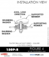 RubberPartsCatalog.com - LORD Corporation Plateform Mount 150P-8 RUBBER-PARTS-CATALOG-DELTAFLEX-Vibration-Isolator-LORD-Corporation-PLATEFORM-MOUNT-SERIES-Square-150P-8
