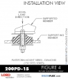 RubberPartsCatalog.com - LORD Corporation Plateform Mount 200PD-15 RUBBER-PARTS-CATALOG-DELTAFLEX-Vibration-Isolator-LORD-Corporation-PLATEFORM-MOUNT-SERIES-DIAMOND-200PD-15