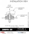 RubberPartsCatalog.com - LORD Corporation Plateform Mount 200PD-25 RUBBER-PARTS-CATALOG-DELTAFLEX-Vibration-Isolator-LORD-Corporation-PLATEFORM-MOUNT-SERIES-DIAMOND-200PD-25
