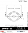 200PD-45 RUBBER-PARTS-CATALOG-DELTAFLEX-Vibration-Isolator-LORD-Corporation-PLATEFORM-MOUNT-SERIES-DIAMOND-200PD-45