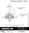 RubberPartsCatalog.com - LORD Corporation Plateform Mount 200XPD-90 RUBBER-PARTS-CATALOG-DELTAFLEX-Vibration-Isolator-LORD-Corporation-PLATEFORM-MOUNT-SERIES-DIAMOND-200XPD-90
