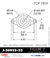 RubberPartsCatalog.com - LORD Corporation Plateform Mount - J-20922-22 RUBBER-PARTS-CATALOG-DELTAFLEX-Vibration-Isolator-LORD-Small-Industrial-Engine-Mount-J-20922-Series-J-20922-23