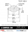 RubberPartsCatalog.com - LORD Corporation Plateform Mount - J-20922-26 RUBBER-PARTS-CATALOG-DELTAFLEX-Vibration-Isolator-LORD-Small-Industrial-Engine-Mount-J-20922-Series-J-20922-26