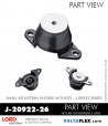RubberPartsCatalog.com - LORD Corporation Plateform Mount - J-20922-26 RUBBER-PARTS-CATALOG-DELTAFLEX-Vibration-Isolator-LORD-Small-Industrial-Engine-Mount-J-20922-Series-J-20922-26