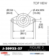 RubberPartsCatalog.com - LORD Corporation Small Engine Mount - J-20922-27 RUBBER-PARTS-CATALOG-DELTAFLEX-Vibration-Isolator-LORD-Small-Industrial-Engine-Mount-J-20922-Series-J-20922-27