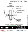 Rubber-Parts-Catalog-com-LORD-Corporation-Two-Piece-Center-Bonded-Mount-CB-2200-Series-OIL-RESISTANT-CB-2201-11