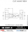 Rubber-Parts-Catalog-Delta-Flex-LORD-Corporation-Two-piece-mount-cb-2200-series-CB-2201-2