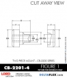 Rubber-Parts-Catalog-Delta-Flex-LORD-Corporation-Two-piece-mount-cb-2200-series-CB-2201-4