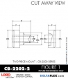 Rubber-Parts-Catalog-Delta-Flex-LORD-Corporation-Two-piece-mount-cb-2200-series-CB-2202-2