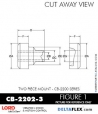 Rubber-Parts-Catalog-Delta-Flex-LORD-Corporation-Two-piece-mount-cb-2200-series-CB-2202-3