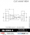 Rubber-Parts-Catalog-Delta-Flex-LORD-Corporation-Two-piece-mount-cb-2200-series-CB-2203-3