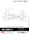 Rubber-Parts-Catalog-Delta-Flex-LORD-Corporation-Two-piece-mount-cb-2200-series-CB-2204-3