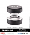RubberPartsCatalog.com - LORD Corporation Two Piece Mount CBB45-2-7 Rubber-Parts-Catalog-Delta-Flex-LORD-Corporation-two-piece-mounts-CBB-CBC-CBB45-2-7