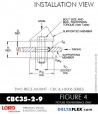 RubberPartsCatalog.com - LORD Corporation Two Piece Mount CBC35-2-9 Rubber-Parts-Catalog-Delta-Flex-LORD-Corporation-two-piece-mounts-CBB-CBC-CBC35-2-9