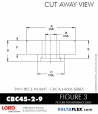 RubberPartsCatalog.com - LORD Corporation Two Piece Mount CBC45-2-9 Rubber-Parts-Catalog-.com-LORD-Corporation-Two-Piece-Mount-CBC45-2-9