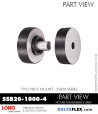 RubberPartsCatalog.com - LORD Corporation Two Piece Mount SSB20-1000-4 Rubber-Parts-Catalog-Delta-Flex-LORD-Corporation-Two-Piece-Mount-SSB20-1000-4