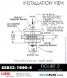 RubberPartsCatalog.com - LORD Corporation Two Piece Mount SSB33-1000-4 Rubber-Parts-Catalog-Delta-Flex-LORD-Corporation-Two-Piece-Mount-SSB33-1000-4