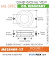 MS35489-17 Rubber Grommet | DeltaFlex MS35489-17 | Rubber Grommet | Mil-Spec